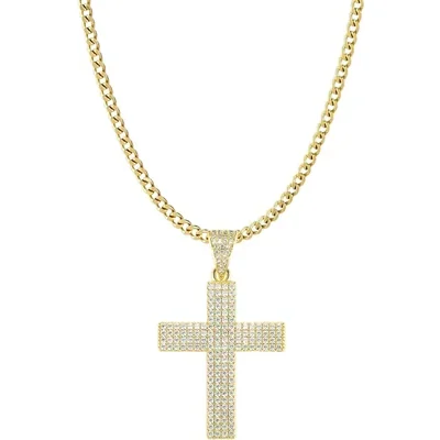 Pavé Cross Pendant by Gemsme