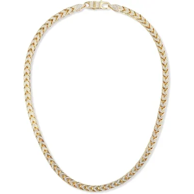 6mm Iced Miami Cuban Chain, 18 Inch by Gemsme