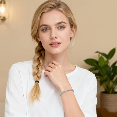 17cm Classic Tennis Bracelet by Gemsme