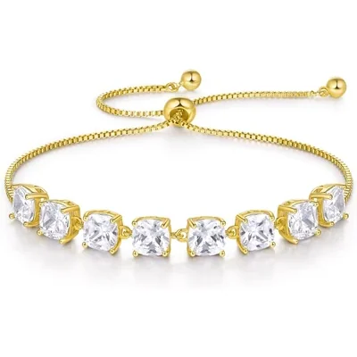 Gold Tennis Bracelet by Gemsme