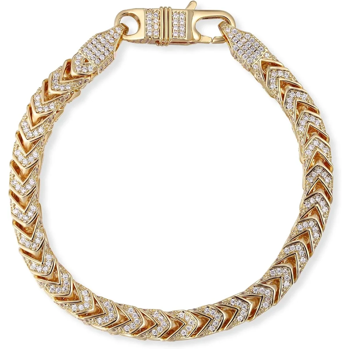 6mm Iced Miami Cuban Bracelet by Gemsme
