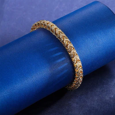 6mm Iced Miami Cuban Bracelet by Gemsme