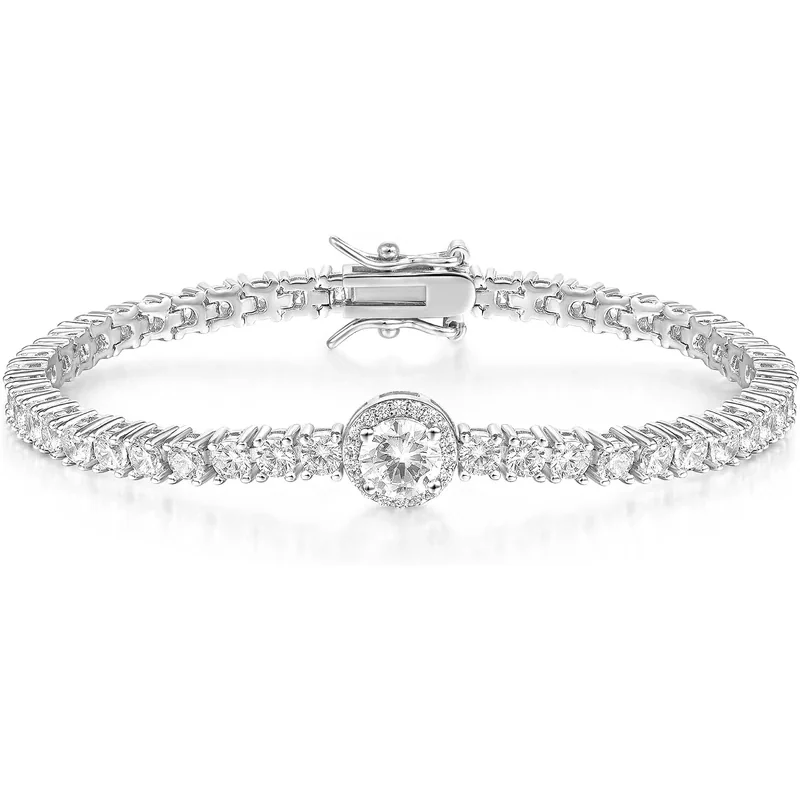 3mm Everyday Tennis Bracelet by Gemsme, White