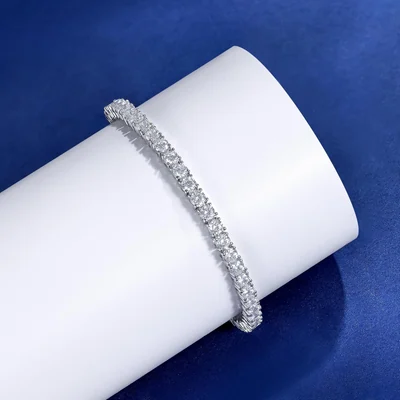 2mm Adjustable Tennis Bracelet by Gemsme