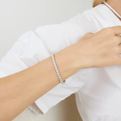 4mm Classic Tennis Bracelet by Gemsme