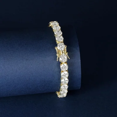 6mm Tennis Bracelet by Gemsme, 6mm · Gold Plated