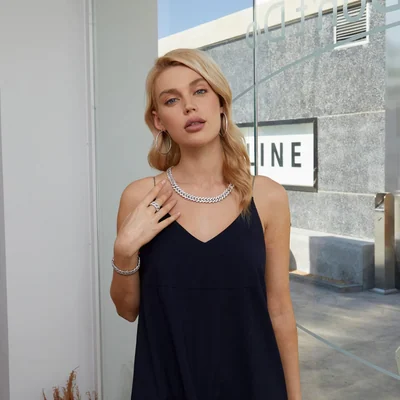 Iced Cuban Link Necklace by Gemsme