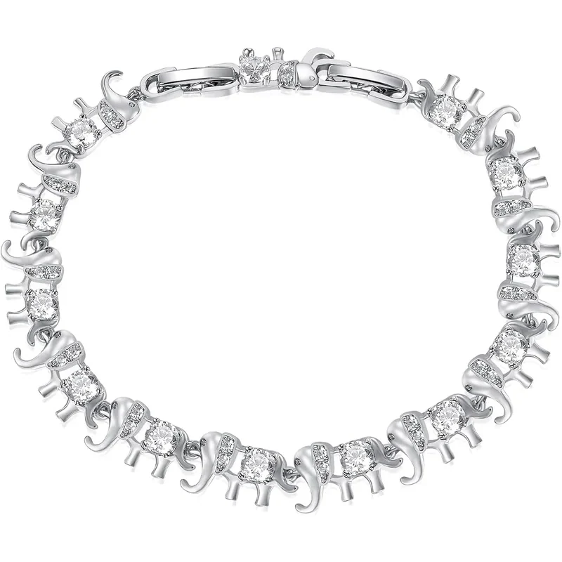 Elephant Link Bracelet by Gemsme