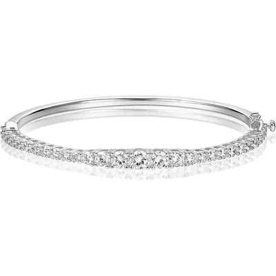 Pavé Circle Bangle by Gemsme